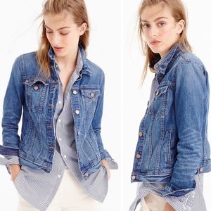 J CREW Denim Jacket in Newton Wash